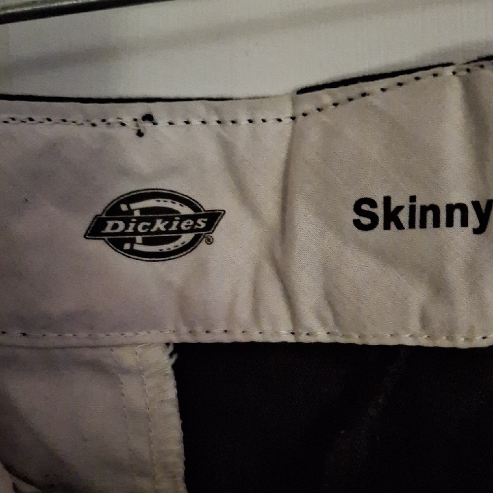 Dickies Black Pants with White Graphic - Picture 2 of 15